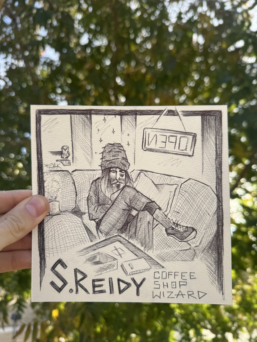 someone gifted me this beautiful art at gray owl the other day ⋆⭒˚.⋆