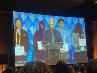 luisci22's tweet image. Another proud bench mentor alert! 🌟 Congratulations to @nimoabdiii for receiving a presentation award in Biochemistry and Molecular Biology at the 2025 @ABRCMS conference!!! PS: she is also applying for summer research internships, and I highly recommend her! 🧪🔬👩🏿‍🔬 @RutterLab