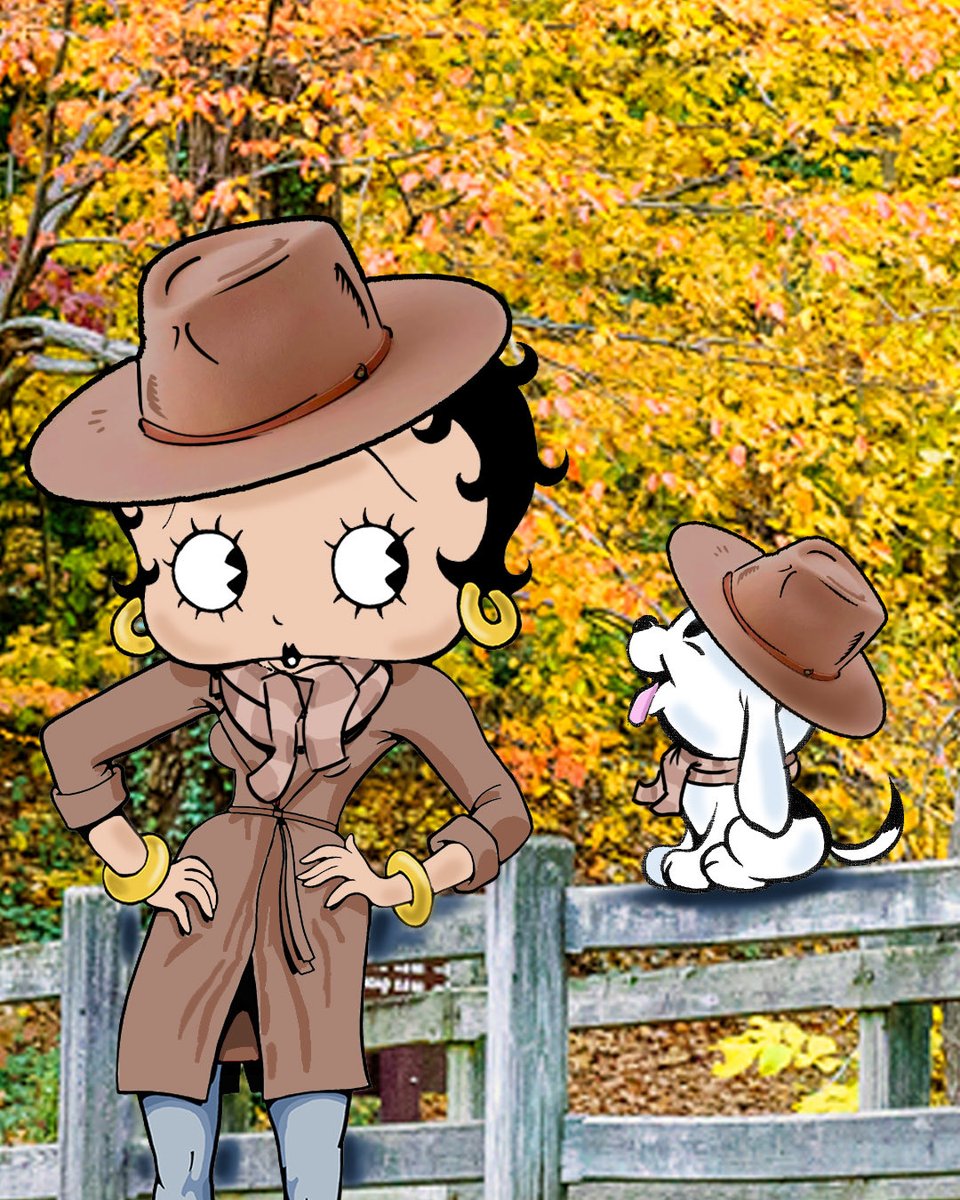 bettyboopnews's tweet image. Fall style moment. 🍂 Repost if you love hat &amp;amp; scarf season.❤️ 
#fallstyle #bettyboop #sweaterweather