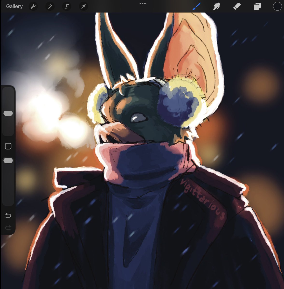 Winter bat #sonar