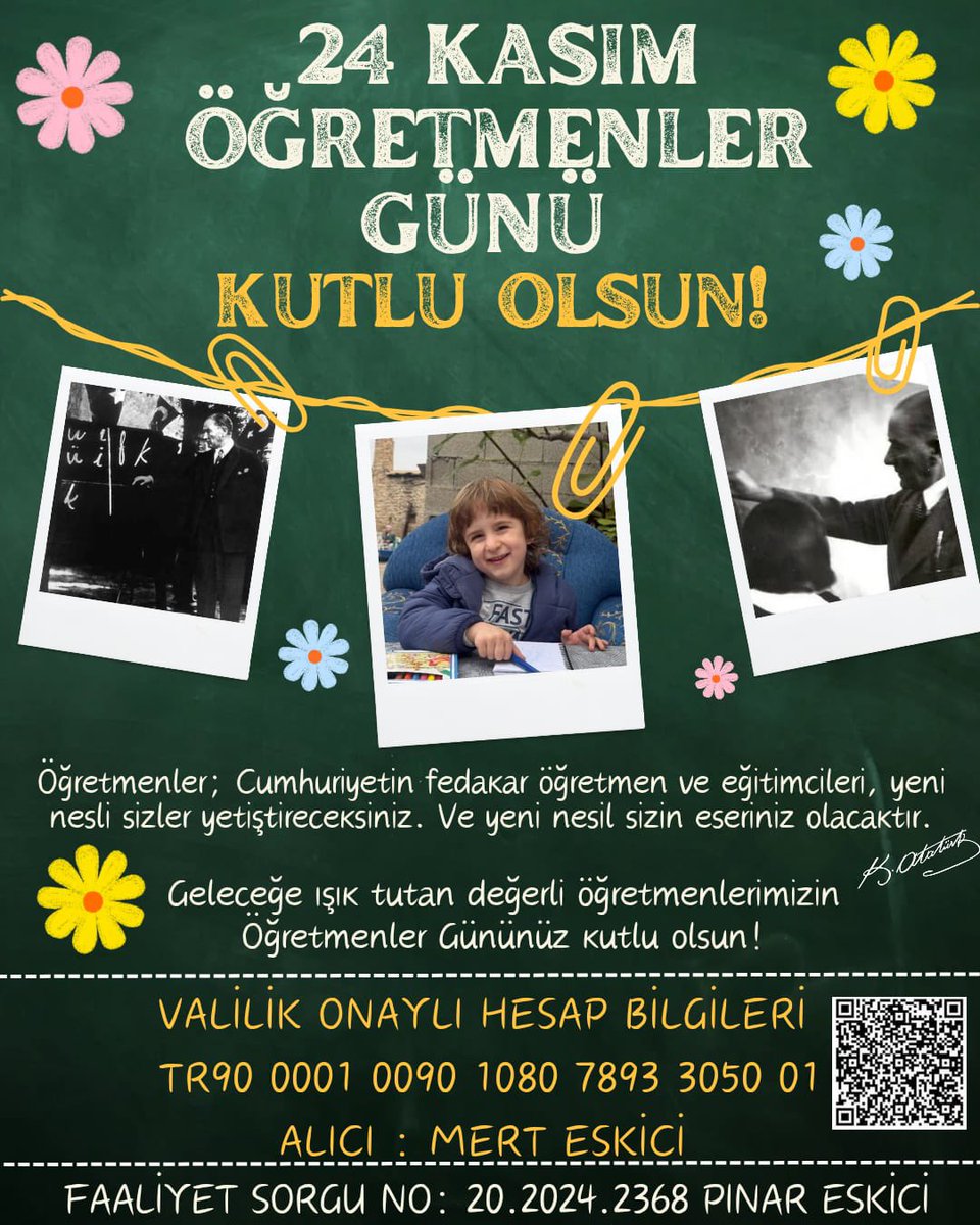 24 Kasım Öğretmenler Günü Kutlu Olsun🥳🥳

Geleceğe ışık tutan değerli öğretmenlerimizin,öğretmenler günü kutlu olsun!

#ÇRSvFB #BJKvSAM #RİZvFB Sergen Rizespor-Fenerbahçe Cengiz Salih Beşiktaş Duran Levent Abraham #24KasımÖğretmenlerGünü Hakem Penaltı