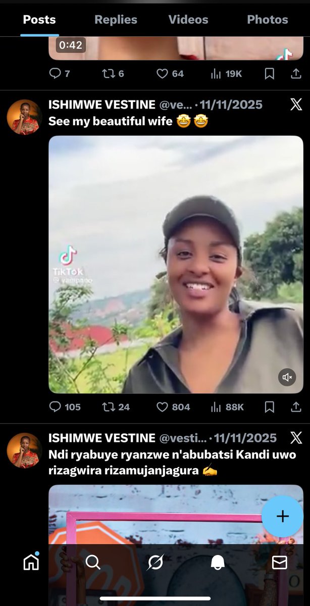 ReverienNdati's tweet photo. @vestine_ishimwe Ntugire uwo uyobya, ubuse wabaye Yampano, uyu munsi uri Vestine ejo uzaba nde? 👆🏻 https://t.co/mfAbdbF8xs