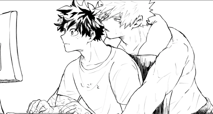 勝デ💥🥦rkgk
💥「まだシゴト終わんねぇの」 みたいな 