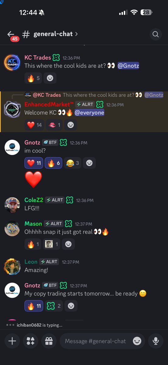 EnhancedMarket's tweet image. It’s a party over here at Alertsify 

@KCTrades777 @BullTradeFinder 

Both will be available to copy their trades automatically, hands free, in real time. 

🔥📈