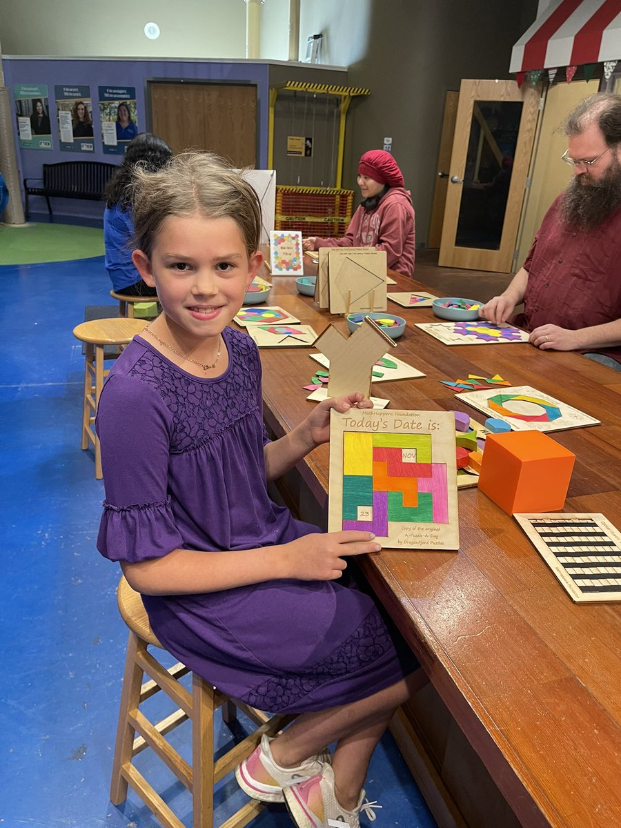 MathHappensOrg's tweet image. Mathhappens at the Terre Haut Children’s Museum!