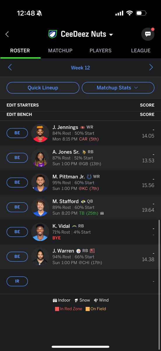 PropAce21's tweet photo. Rate my Fantasy team! 👇

12-man full PPR league https://t.co/vSjtW4etzt