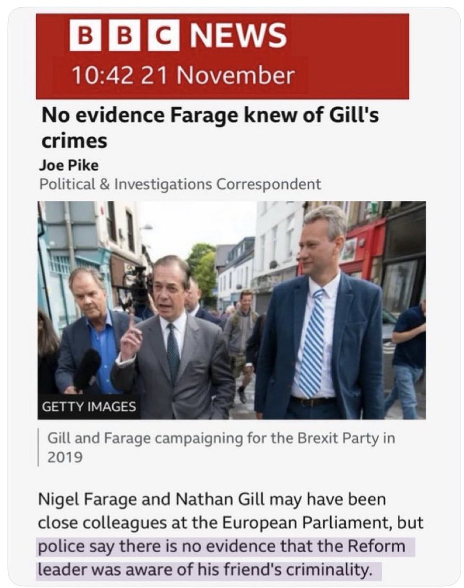 <a href="/labourpress/">Labour Press</a> <a href="/Heidi_Labour/">Heidi Alexander MP</a> <a href="/LBC/">LBC</a> Didn’t happen in Reform, and Farage has already been investigated and cleared.