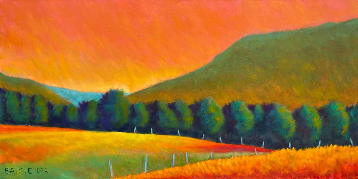 peterbatchelder's tweet image. There&apos;s something healing about being out in the country, in nature, away from it all, and immersed in silence. &quot;Sense of Silence&quot; 24 x 48 o/c