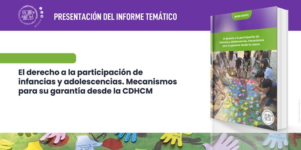 Con el fin de fortalecer las acciones para la garantía del derecho a la participación de las infancias y adolescencias, la #CDHCM desarrolla estrategia para impulsar una cultura de respeto y defensa de sus #DDHH.

Accede aquí a nuestro Informe Temático:
piensadh.cdhcm.org.mx/images/2025_te…