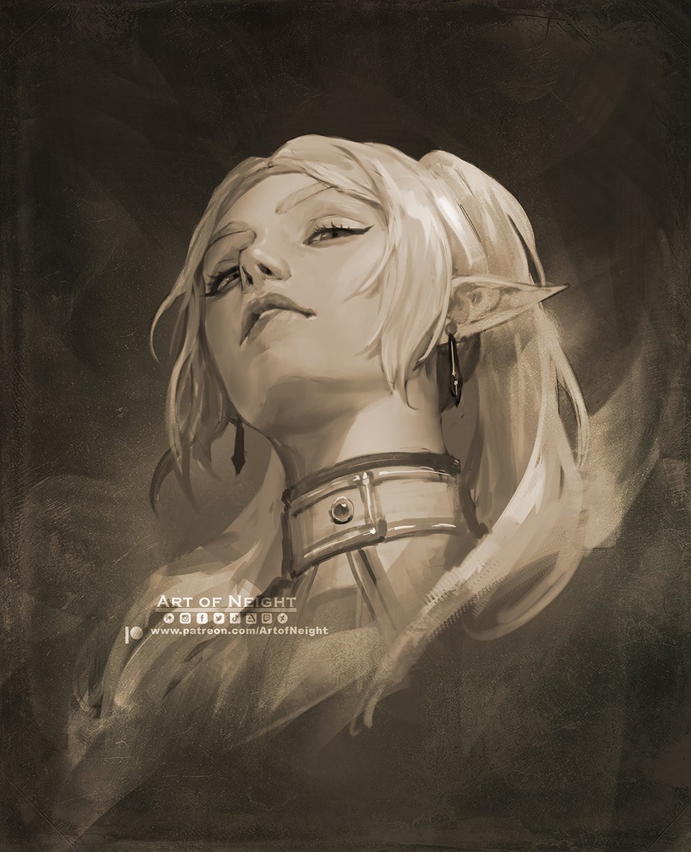 ArtofNeight's tweet image. Swag Frieren 

(better late than never)

#frierenfanart