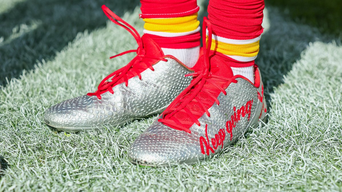 Chiefs's tweet image. This game just means more 💛