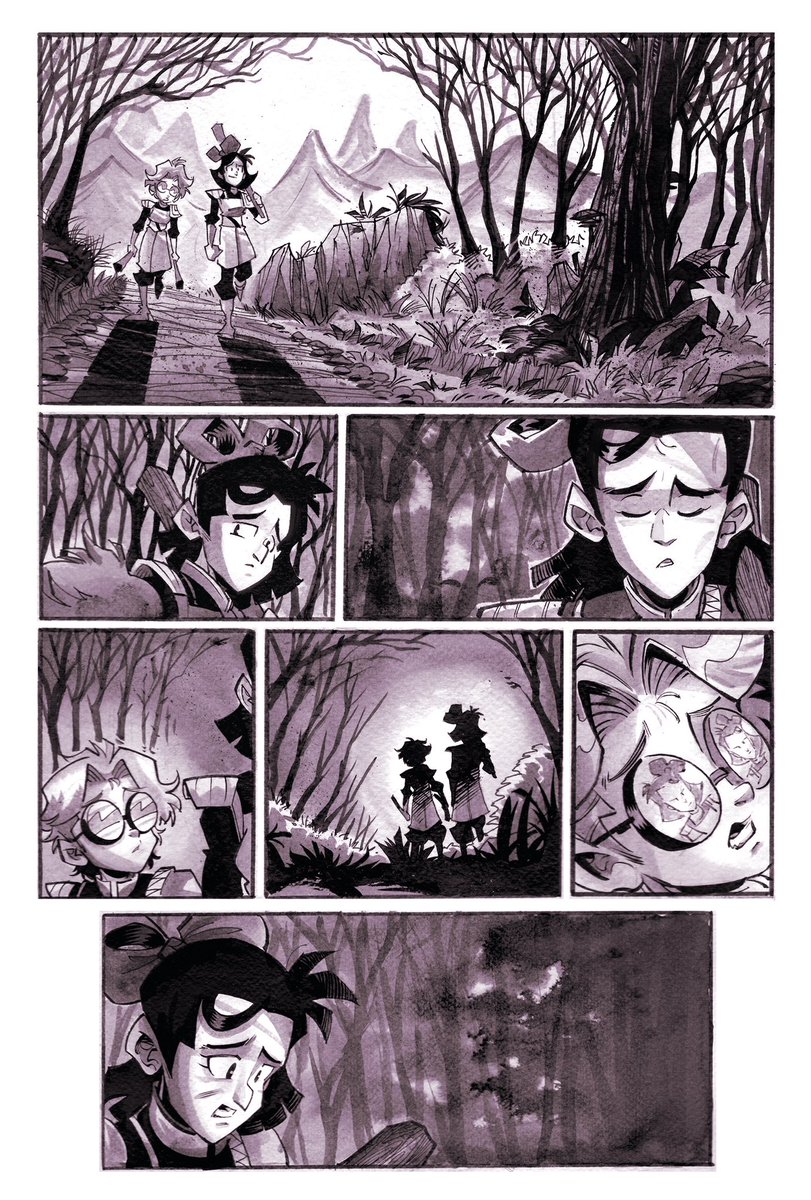 Four days left for TerraQuill Horizons on Kickstarter! It’s a small book of hand-drawn (no AI) comics for fans of emotional fantasy (and ink washes!)
terraquill.com