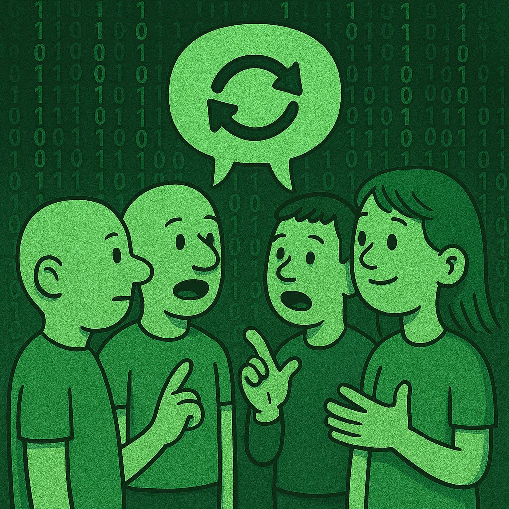 Simulation_Wiki's tweet image. Ever notice how people repeat the same phrases? 

NPCs loading the same dialogue tree. 
Again. 
And again.

#Simulation #NPC #Again