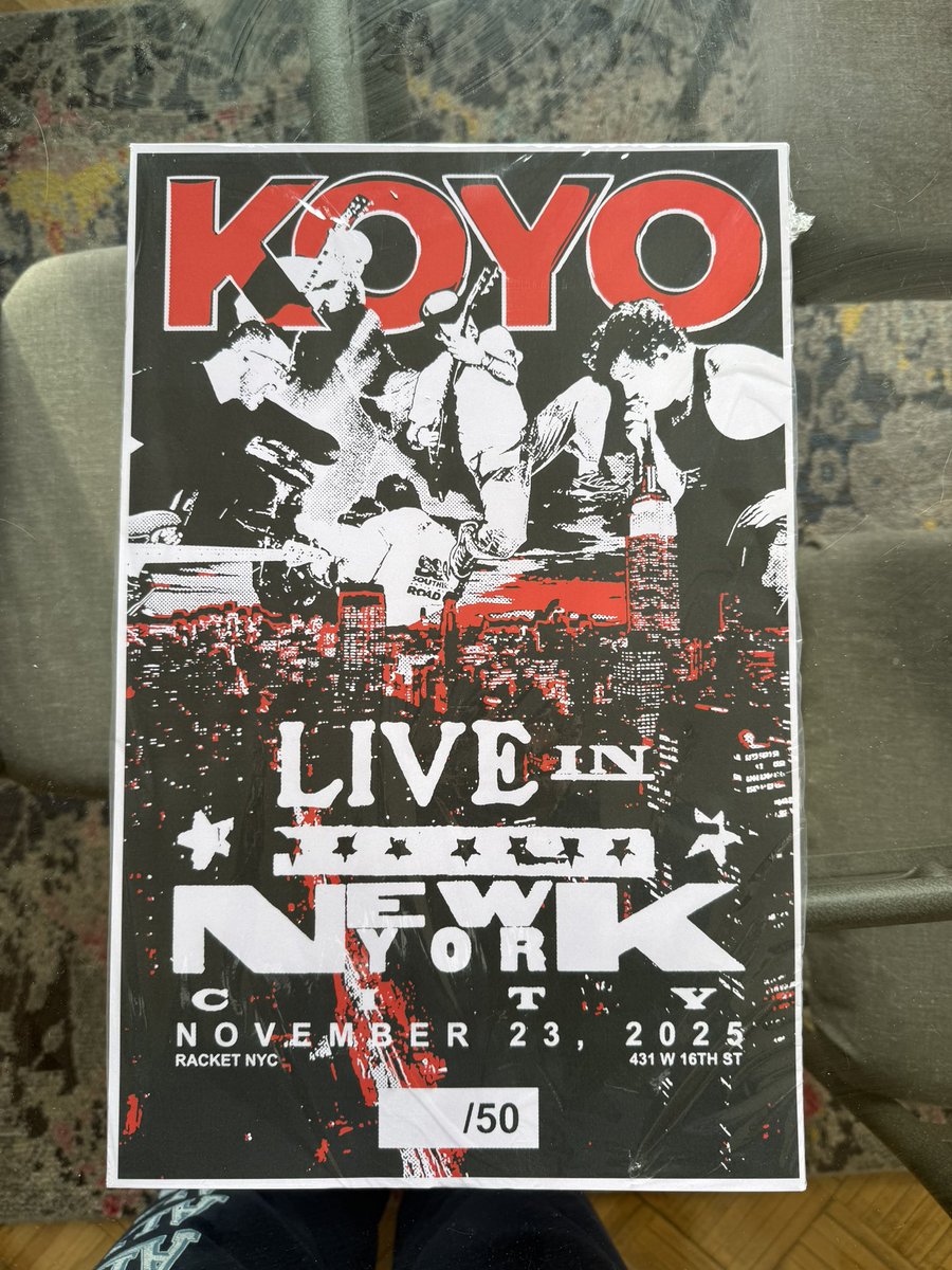 Philly was straight up magic last night. Last show of tour tonight in NYC. Very limited tix still available. Hand numbered posters /50 also avail get em while we got em!