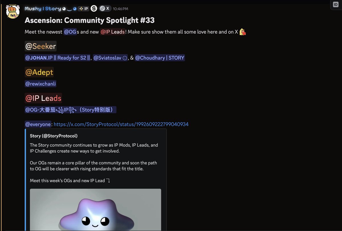 web3_assest's tweet image. This weeks new OGs for the @StoryProtocol  community 

@ferrxrewi
Rewi follows every new Story update and actually tests what the ecosystem builds. A steady part of the Indonesian community. Moving from Seeker to Adept.

@kumar16629
Johan is known for clear explainers and shows…