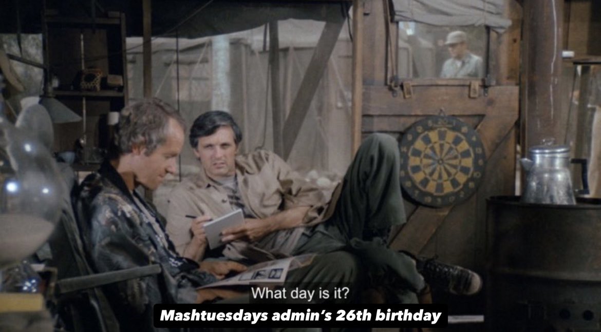 “What day is it?” “Tuesday.” every Tuesday 🍸 tweet media