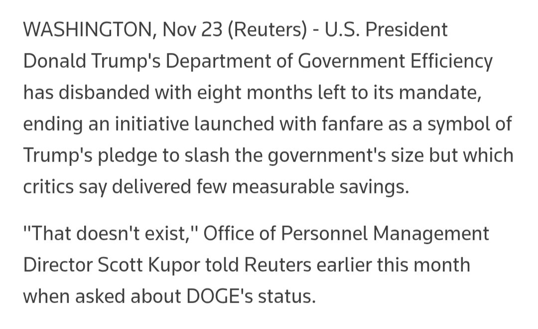 USA_Polling's tweet image. DOGE no longer exists, lmfao