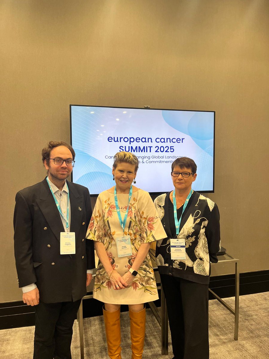 chriss20x's tweet image. At the #EuropeanCancerSummit 2025 in Brussels, we discussed the forces shaping cancer care, incl. #EUMissions,  #Workforce, #Ageing, #Rural #urban disparities and met #physicians, #researchers, #stakeholders, #patients and #advocates working towards them 🇪🇺♋️#DHPSP #scicomm
