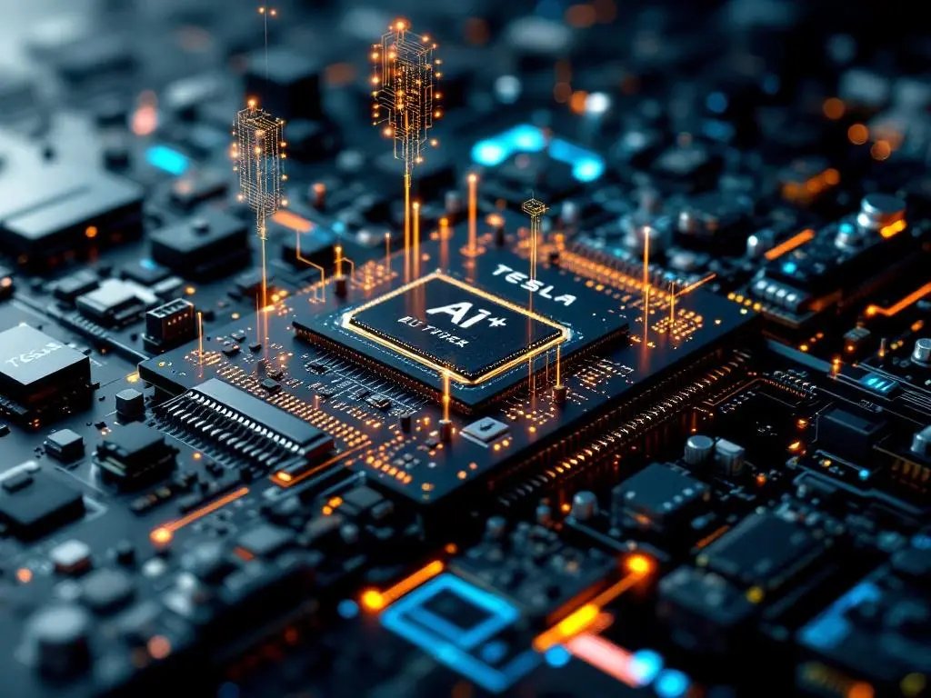 s_usa2001's tweet image. ايلون ماسك اليوم: كثير ناس مايدرون عن فريقنا المتخصص في تصميم رقائق ذكاء اصطناعي من سنوات.

#تسلا شغالة تصمم شرائح خاصة فيها لـ
📍انظمة القيادة الذاتية FSD
📍مراكز البيانات 
📍روبوتات Optimus

🎙️حسب ماسك.. 
شريحة AI4 في الخدمة الان 
شريحة AI5 على وشك الانتهاء منها
شريحة AI6 بدأ…