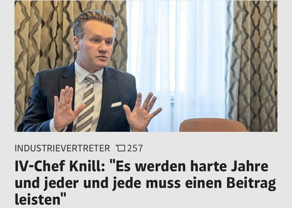 Passt!

Alle in Österreich außer die wirklich Reichen und Millionenerben leisten ihren Beitrag.

Reichensteuern wann?

Oder sind mit „jeder und jede“ eh wieder nur die 95% gemeint, die eh schon alles schultern?