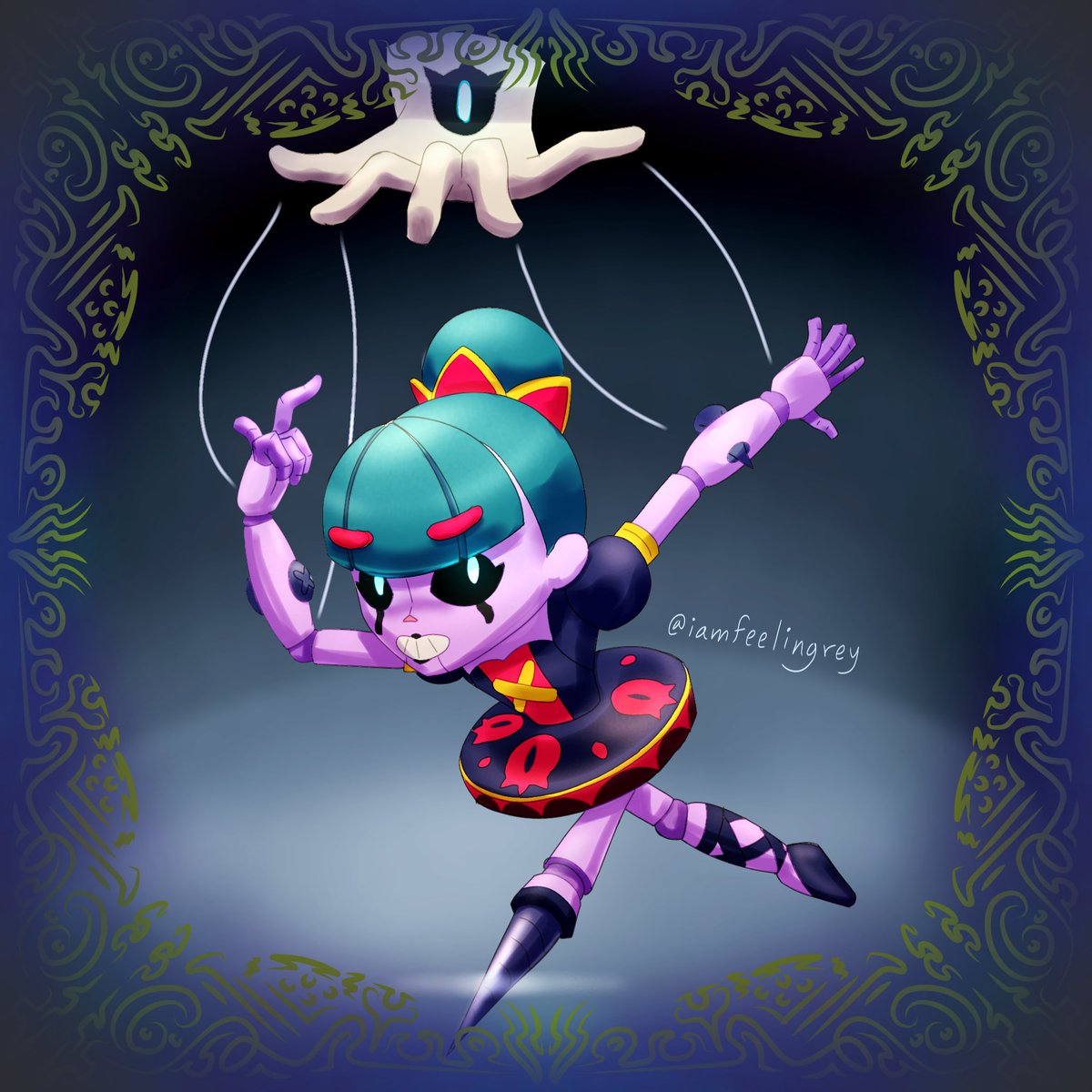 ramadiarts's tweet photo. Balance between beauty and bravery 
#brawlfanart #gigi https://t.co/5UFpLi11d6