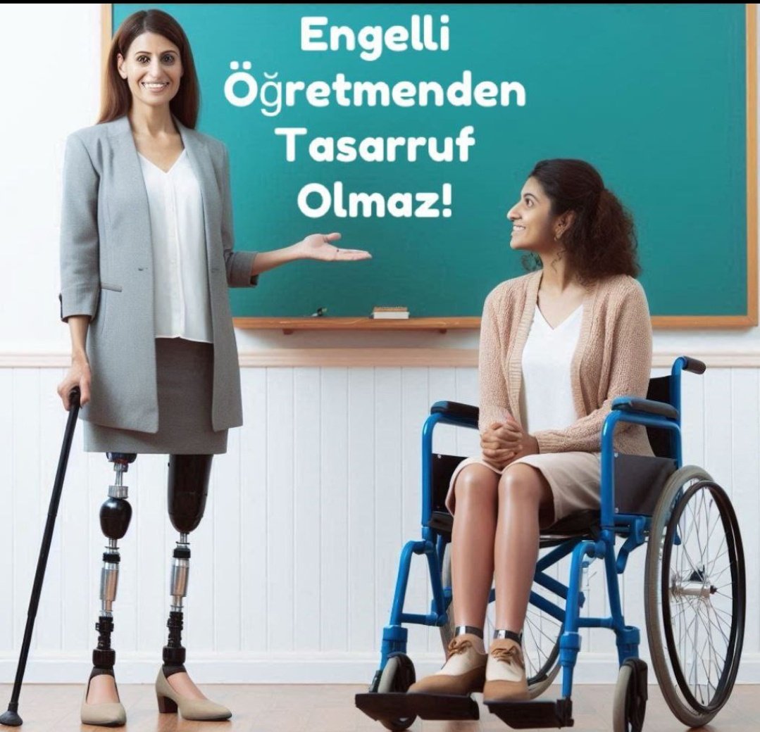 polat_ozbal's tweet photo. Sayın Cumhurbaşkanım;
Malumunuz ,
Yarın Öğretmenler Günü 
Engelli Öğretmen kardeşlerimiz için 
Sınıf kapıları aralanmalı,
Şubat'ta evlatlarımızı yetiştirmeye başlamalılar ♿️ 🇹🇷
 @RTErdogan  
@Yusuf__Tekin 
@MahinurOzdemir 
@kasapoglu #EngelliÖğretmene24KasımMüjdesi https://t.co/GNytqdwOA5