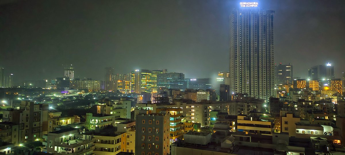 Financial District by Night, Hyderabad