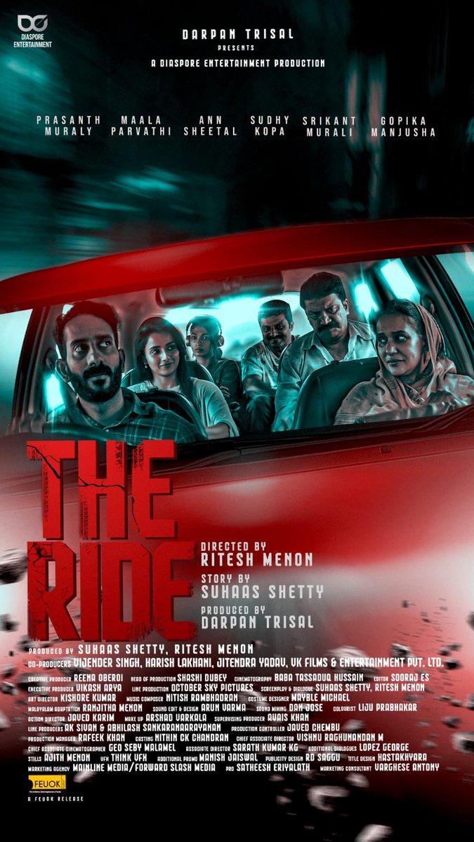 AbGeorge_'s tweet photo. #TheRide is all set to hit theatres across Kerala on December 5th!

Starring Sudhi Koppa, Ann Sheethal, Gopika Manjusha, Prashant Murali, Maala Parvathi, and Srikanth Murali, the film is directed by Ritesh Menon under the Diaspore Entertainment banner. https://t.co/SNlu5bHNgY