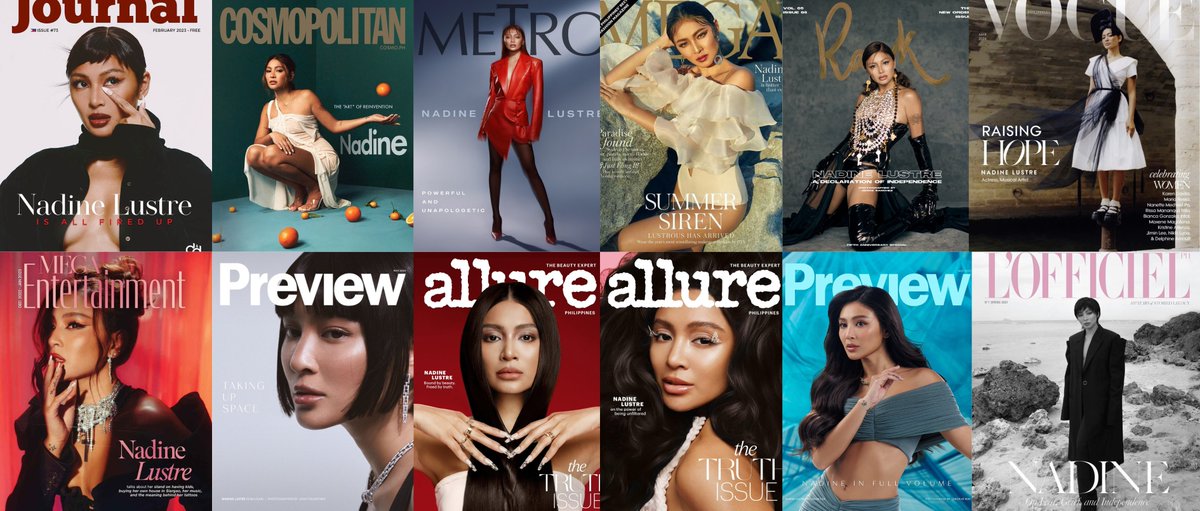 jshlstr's tweet photo. NADINE LUSTE'S MAGAZINE COVERS {thread} https://t.co/zUzBAHlarC