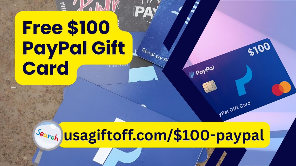 marketerplanet0's tweet photo. @JesusSavesUs777 Just claimed  FREE $100 PayPal Gift Card from this link — super easy and legit! 🔥💸
👉https://t.co/8ZmZSfZvwW

#paypal #freemoney

Don’t wait, it’s a limited-time offer! https://t.co/EOt8e990hR