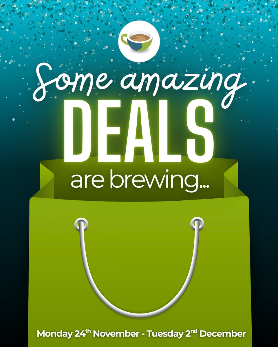 We’ve been brewing up something unforgettable. It all starts tomorrow – our biggest Black Friday ever! Stay tuned… ☕️⚡️ Check the link in our bio for full details!