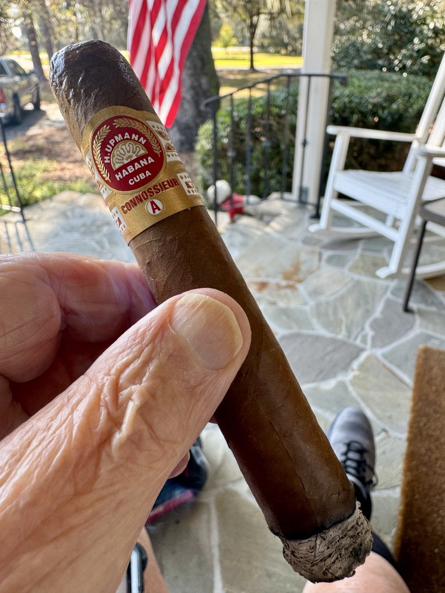 Connossieur A. An Upmann with nice burn, draw, and tastiness.