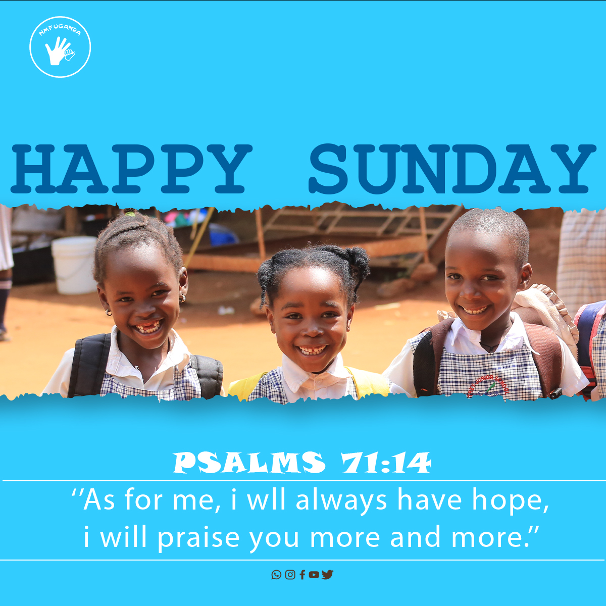 NMFUganda's tweet photo. Even in the hardest moments, we choose hope. We keep praising, we keep believing, and we keep moving forward — because hope is the song that never stops in our hearts
#HopeInGod #Psalm7114 #ChildOfGod #FaithfulAlways #HopeForTomorrow #BlessedChildren #TreyJuniorSchool
#NMFUganda https://t.co/6iApFbjq1b