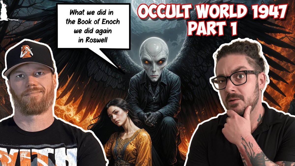 Brand new series, "Occult World 1947 Part 1" w/ <a href="/IlluminatiEyes/">Isaac Weishaupt</a> - Out Now HERE: youtu.be/u2mYOU88d64?si…