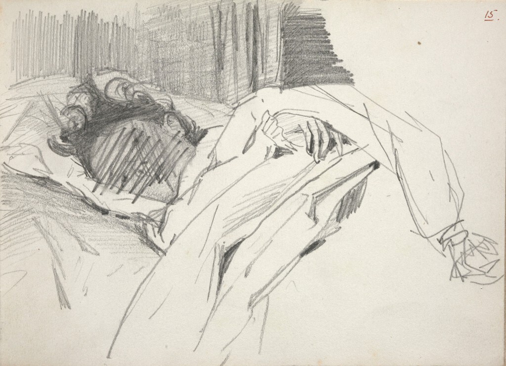 Woman in Bed #artbots #sargent