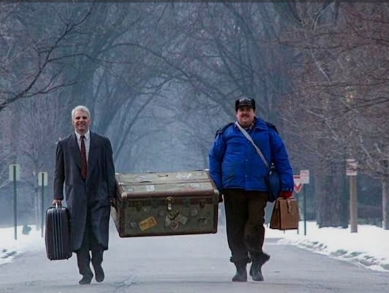 Planes, Trains and Automobiles. Movie favorite.