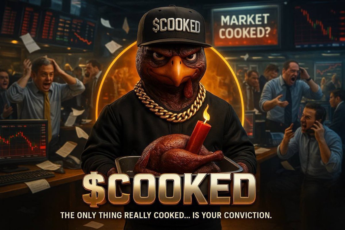 LUKENZZY12's tweet image. Serve it hot, watch it rise  COOKED is cooking profits you can’t ignore! 🍳🚀
CA: 7598vP35dKbJZzewzLxGikC1oFCjfw6kFocTnXVLpump