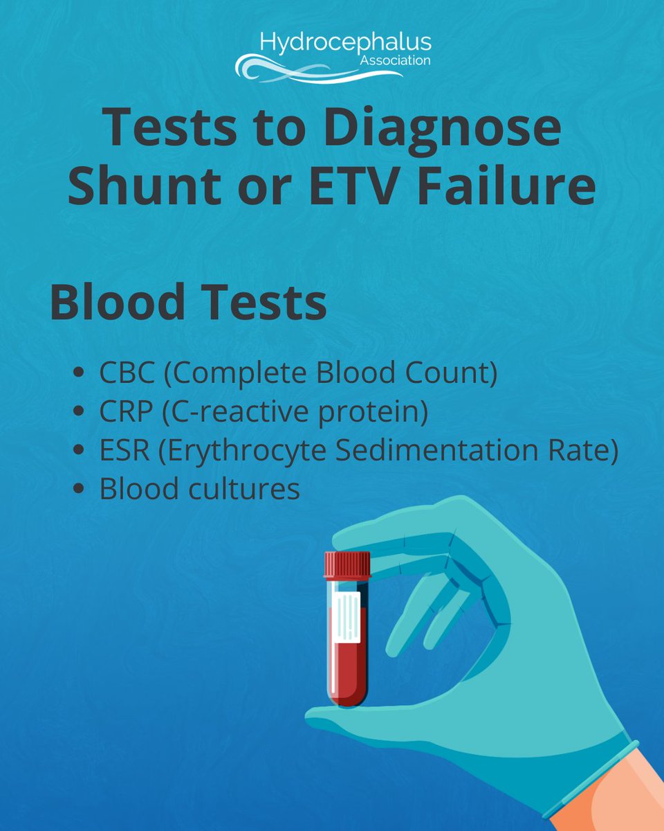 HydroAssoc's tweet photo. Understanding the tests for shunt &amp; ETV failure can make a tough situation feel a little less overwhelming. Get the full breakdown: https://t.co/v5uMCjOnCt https://t.co/9cKsInH0Bh