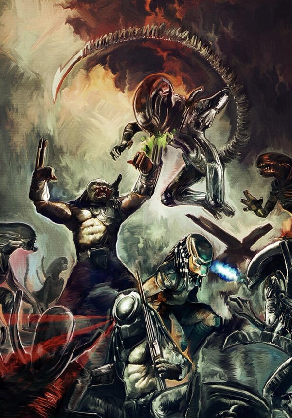 PredlienDB's tweet image. AVP: Alien vs. Predator by John Dunn