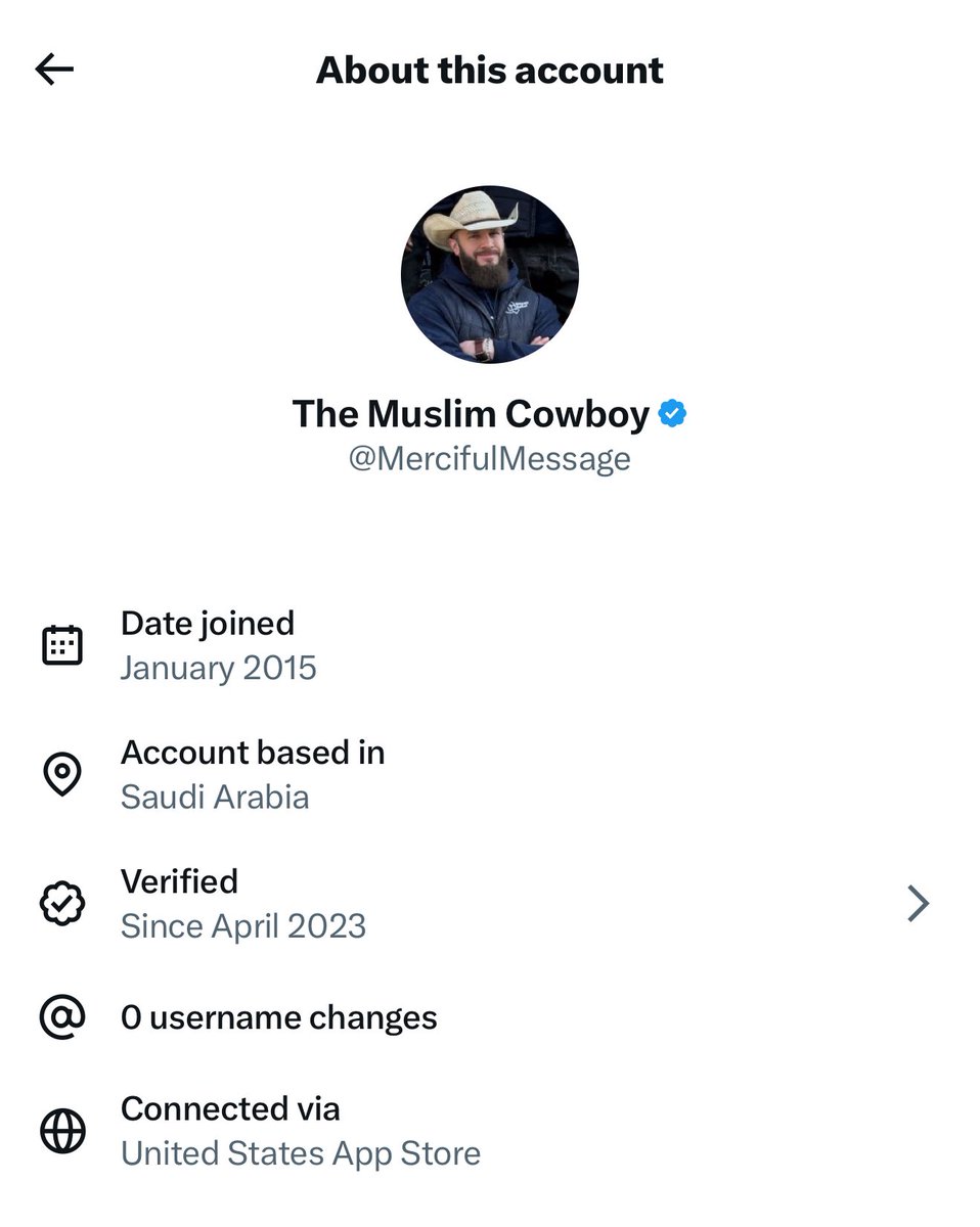 The “Muslim Cowboy” who claims to be an American from the “Deep Southwest” is in fact based in Saudi Arabia…

Do they have cowboys in the harsh arid deserts of Saudi Arabia? 🧐