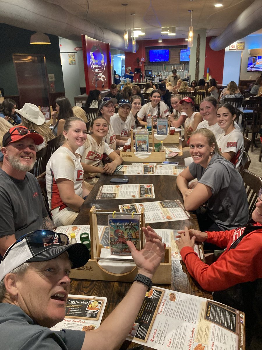 Team dinner in FL. Love this team!!!!