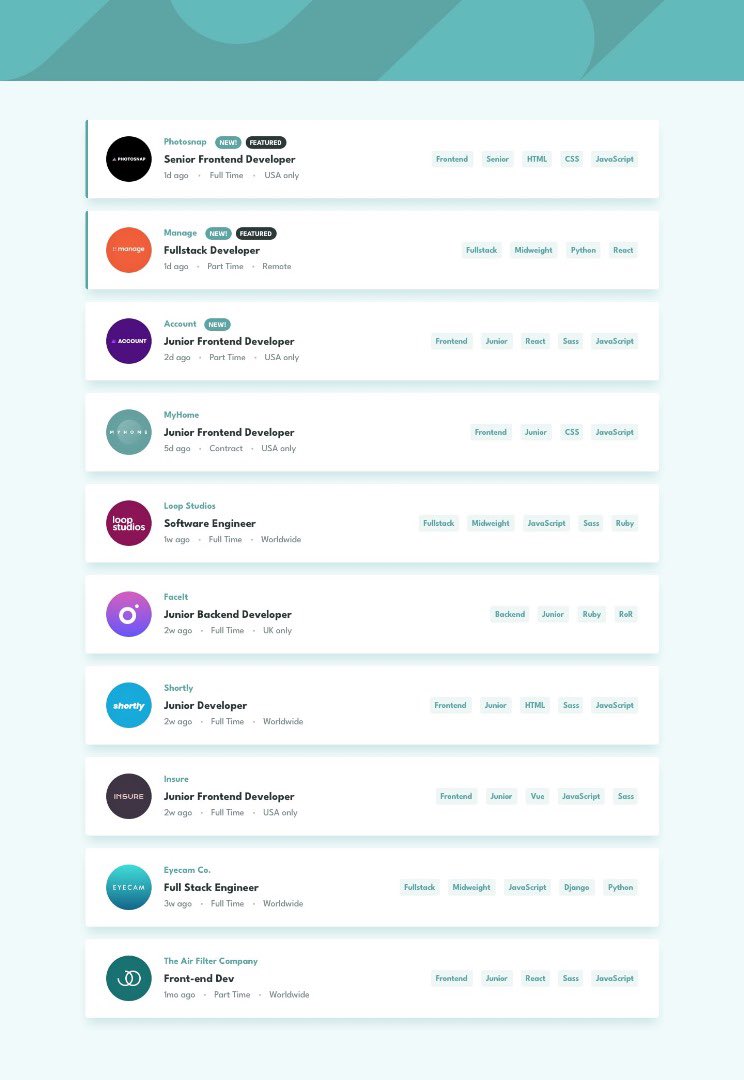 FarukOlawale3's tweet image. Day 38 of #100DaysOfCode
I finally completed the Job Listings with Filtering challenge from Frontend Mentor! 🎉  
It was an intermediate project, and I’m proud of how it turned out.
Small wins like this keep me going!  
#ReactJS #FrontendMentor #100DaysOfCode