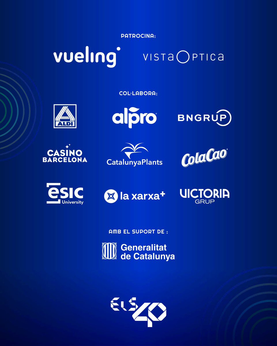 Els40_'s tweet image. 🎉 Cada vegada falta menys per La Nit d'Els40😍, on tindrem en directe a artistes com l'Alfred García, Els Catarres, Teràpia de Shock, The Tyets, Nil Moliner i molts més!🤩🎤

🏆Podràs seguir en directe la gala a través de @laxarxames🥰 #LANITDELS40