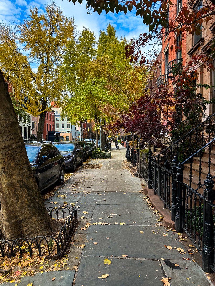 The walk back from the gym.  

NYC is a good reminder of how much pent up energy I always have.