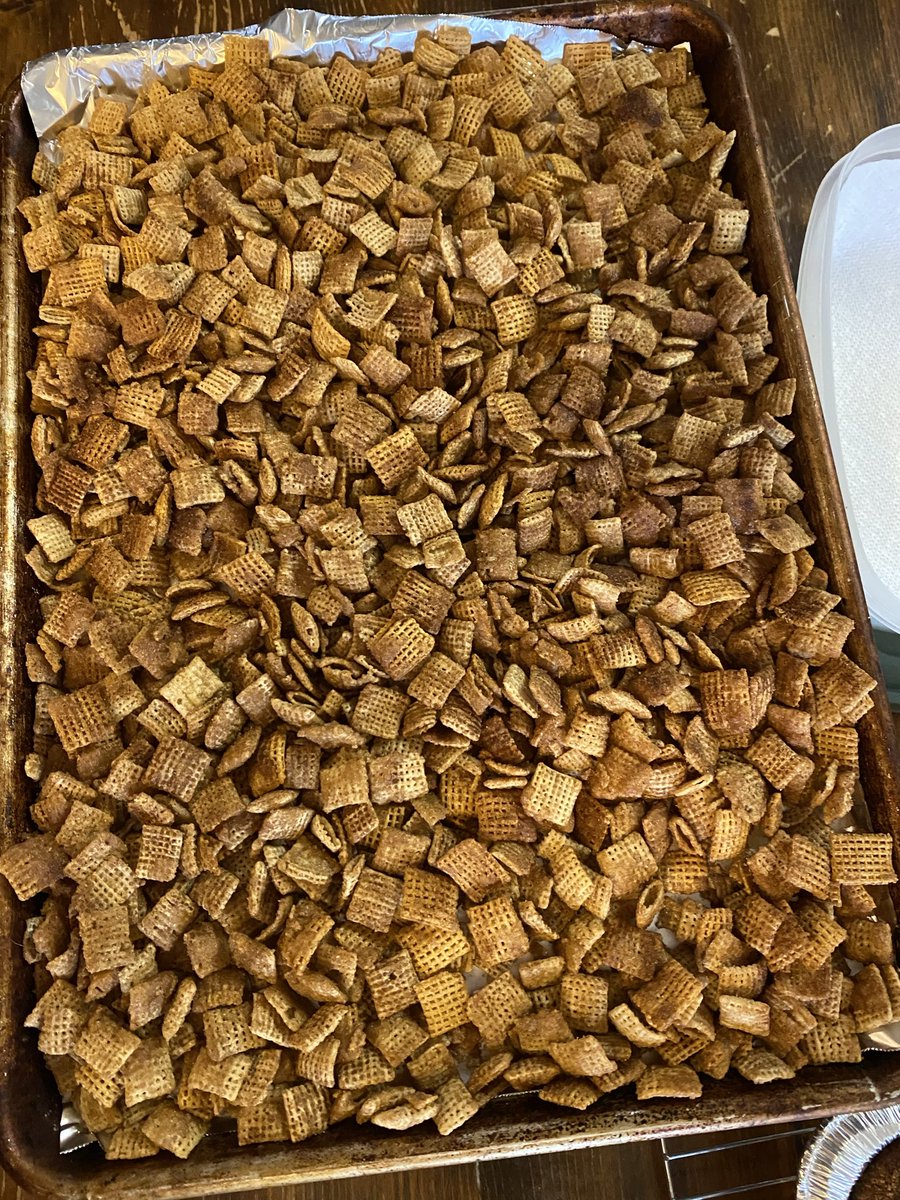 MillieJames723's tweet image. You crack me up!! 😂 Speaking of Crack, that’s what l call this Cinnamon Chex mix- it definitely satisfies your sweet tooth 😊💜
