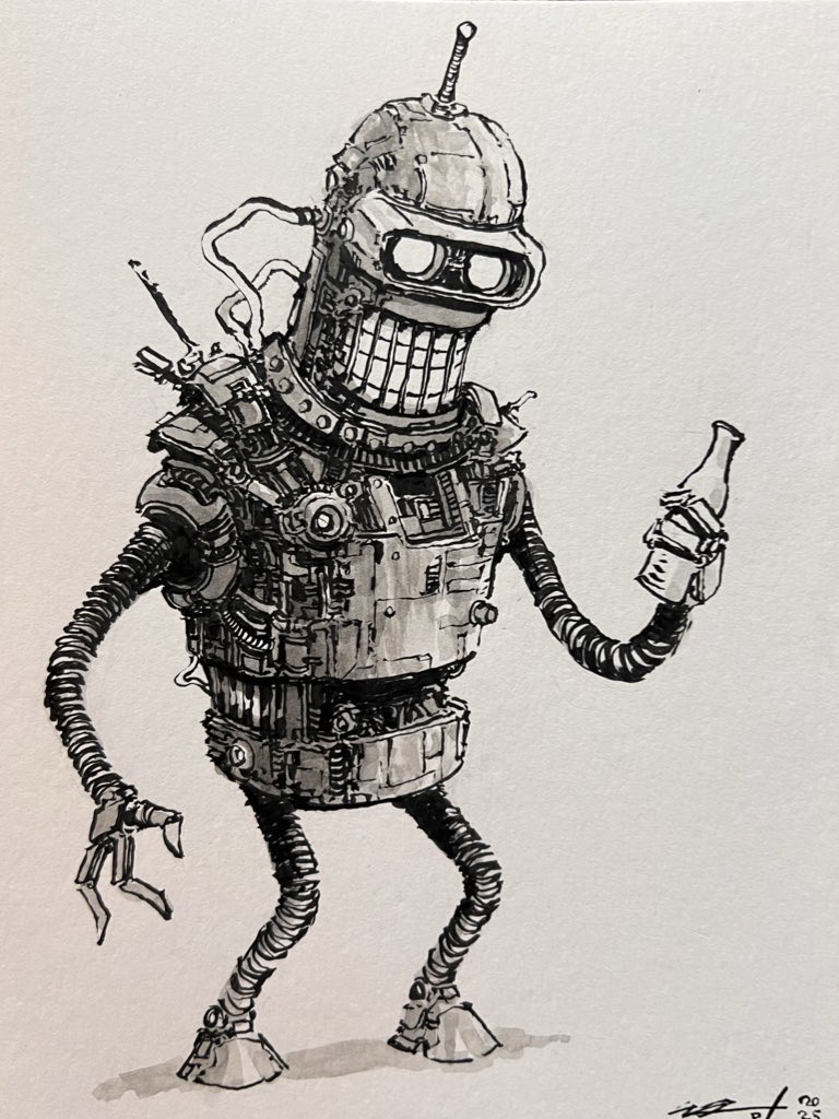 Warpsol2's tweet photo. @Ridnime bender ink drawing i made https://t.co/zSxnV0bOa5