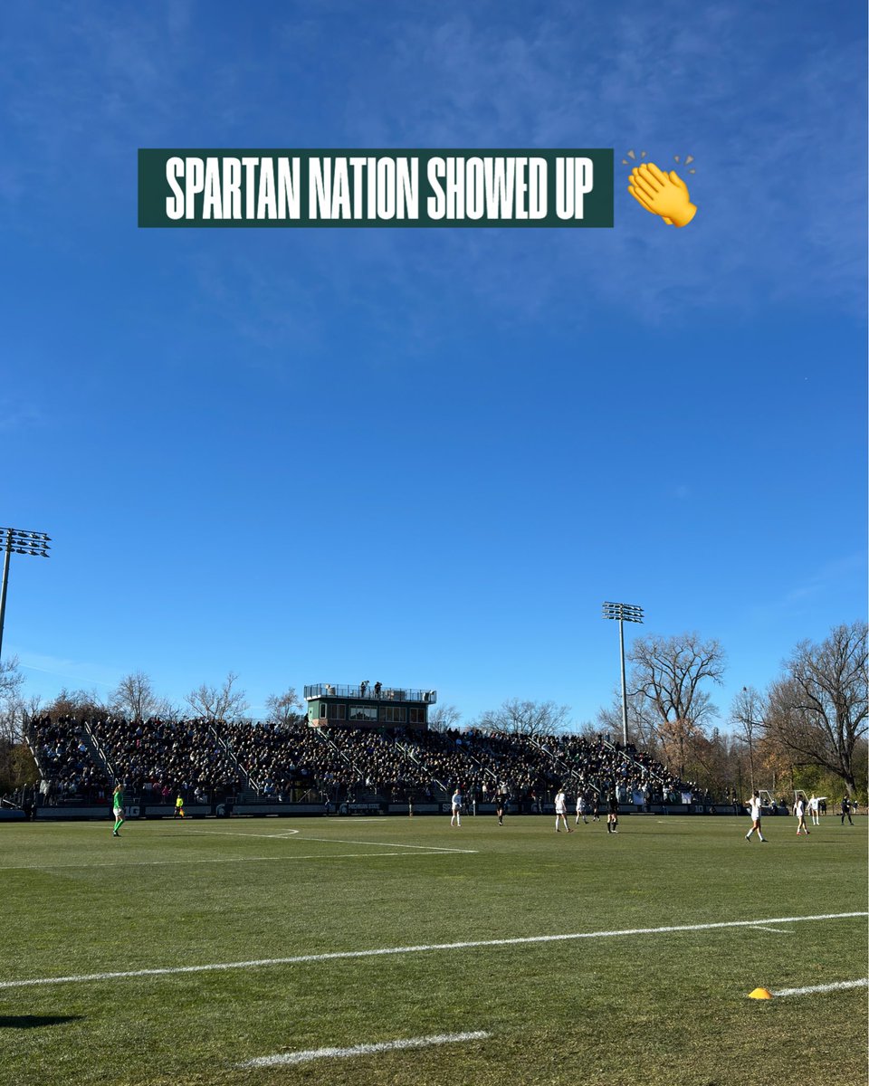 MSU_wsoccer's tweet image. DeMartin is packed! 

Go Green!