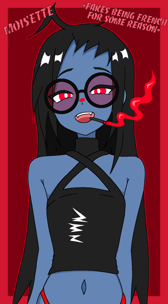 BikuIsDrawing's tweet photo. great, she's pretending to be french again... https://t.co/ges2IoAhkb