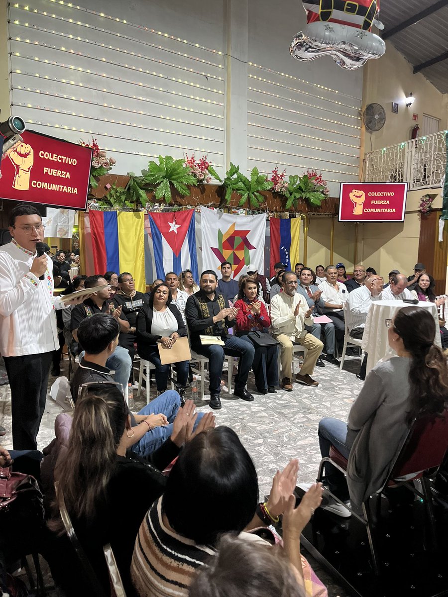 Asamblea en #Iztapalapa de solidaridad con #Cuba #Colombia y #Venezuela