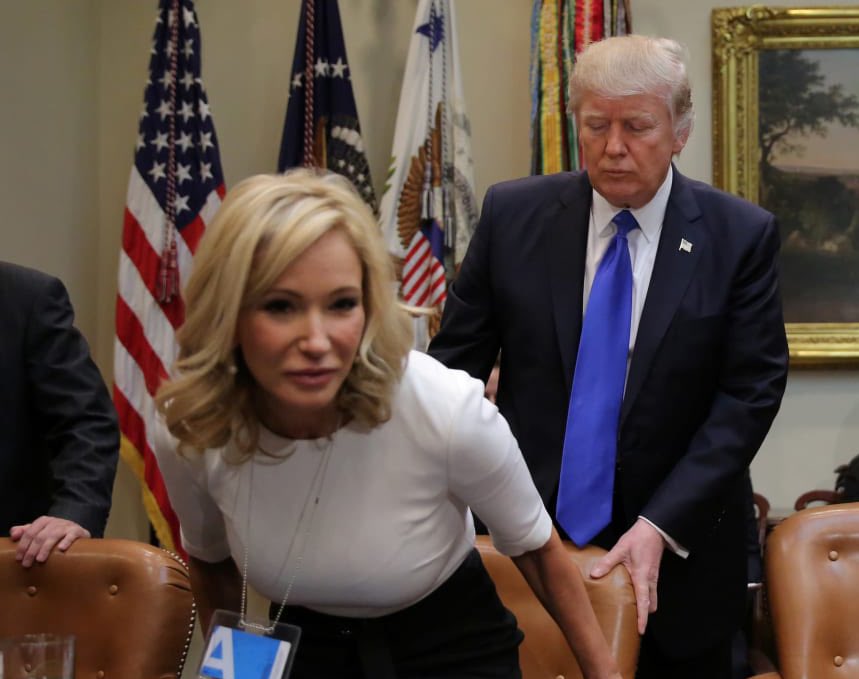 trump’s “spiritual advisor” Paula White says that to say no to trump is to say no to God. Well one thing’s for sure… she never said no to him.